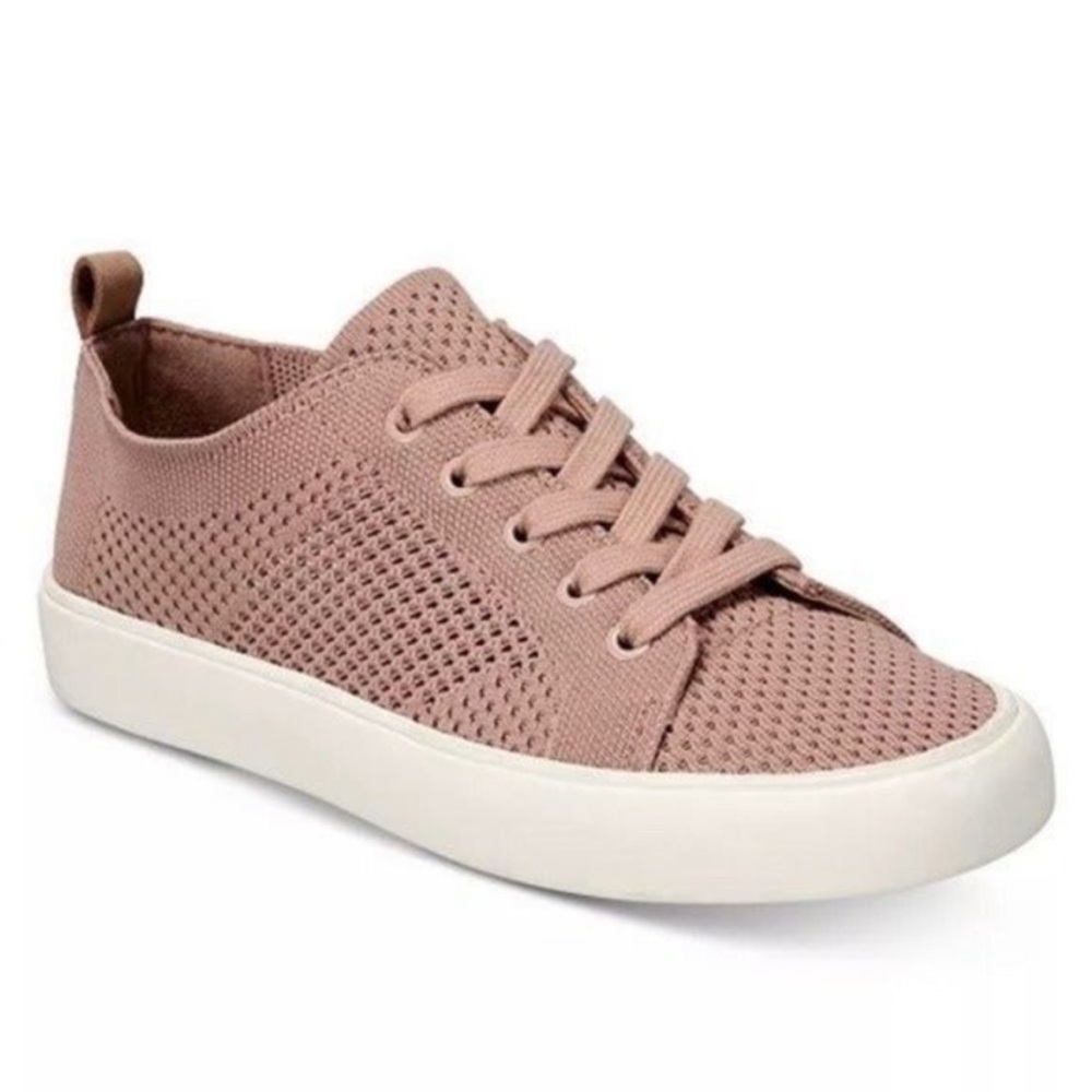 MARC FISHER Sashya Lace-Up Knit Sneakers